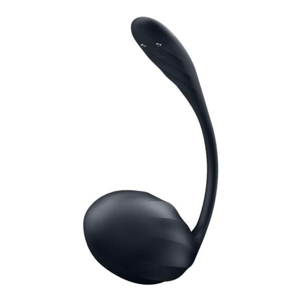Ribbed Petal Panty Vibrator APP Black – Image 8