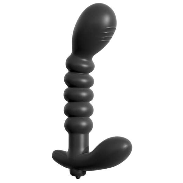 Ribbed Prostate Vibe Black – Image 3