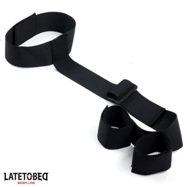 Ribbon Neck to Wrist Bondage