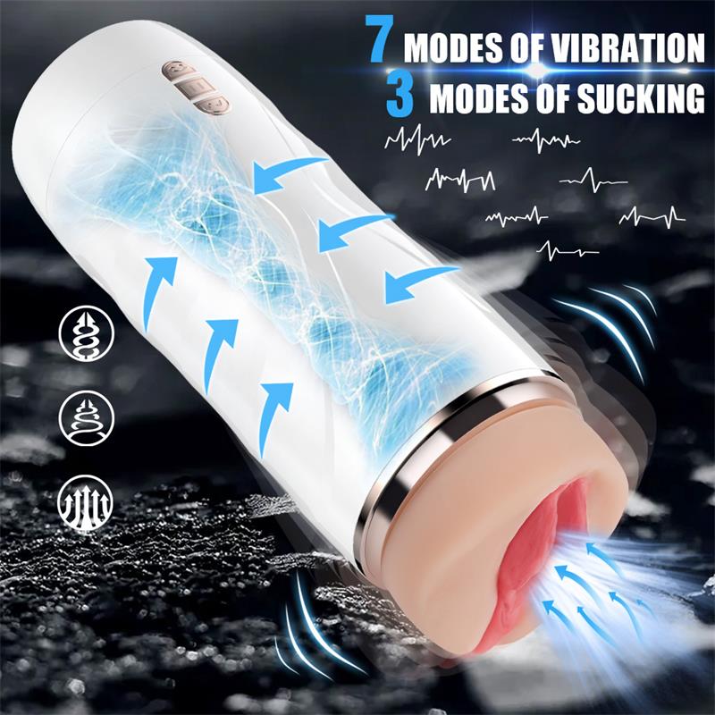 Riley Automatic Male Masturbator Vibration and Suction – Image 3