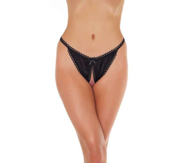 Open Brief Black One Size