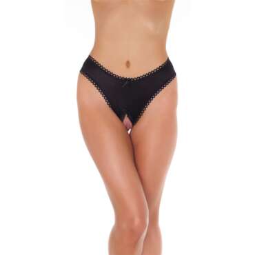 Open G-String Black One Size