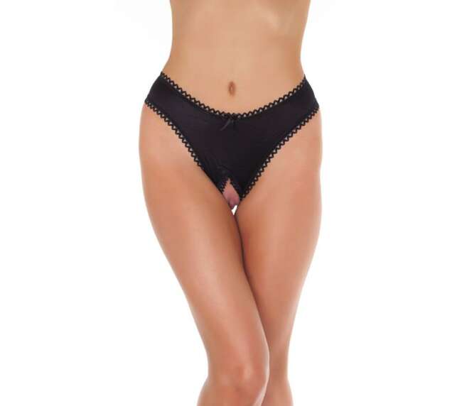 Open G-String Black One Size