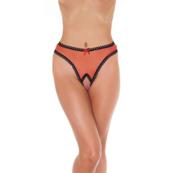 Open G-String Red One Size