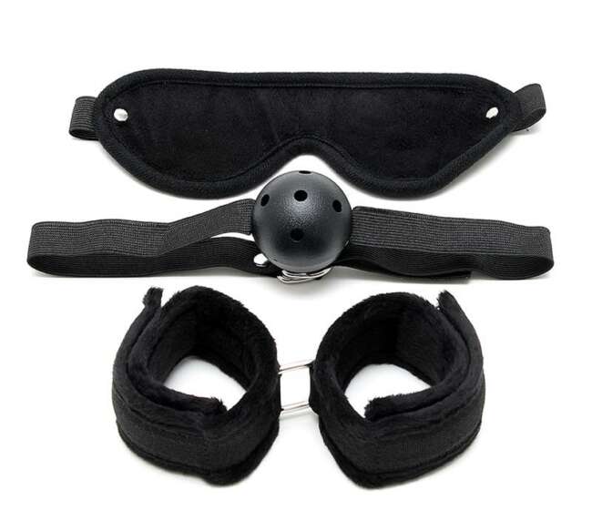 Bondage Set 3 Pieces Black