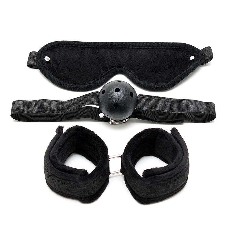 Bondage Set 3 Pieces Black
