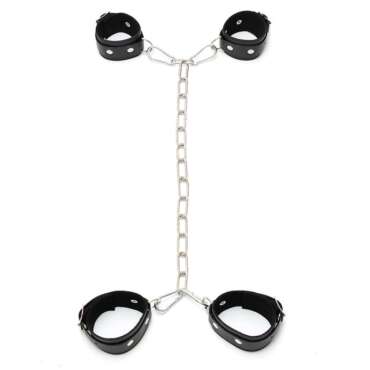 Cuffs  with Metal Chain Adjustable