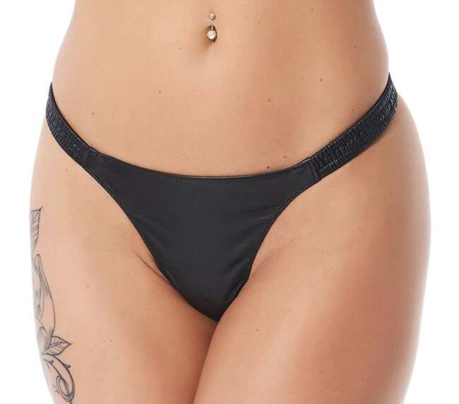 G-String Leather Elastic