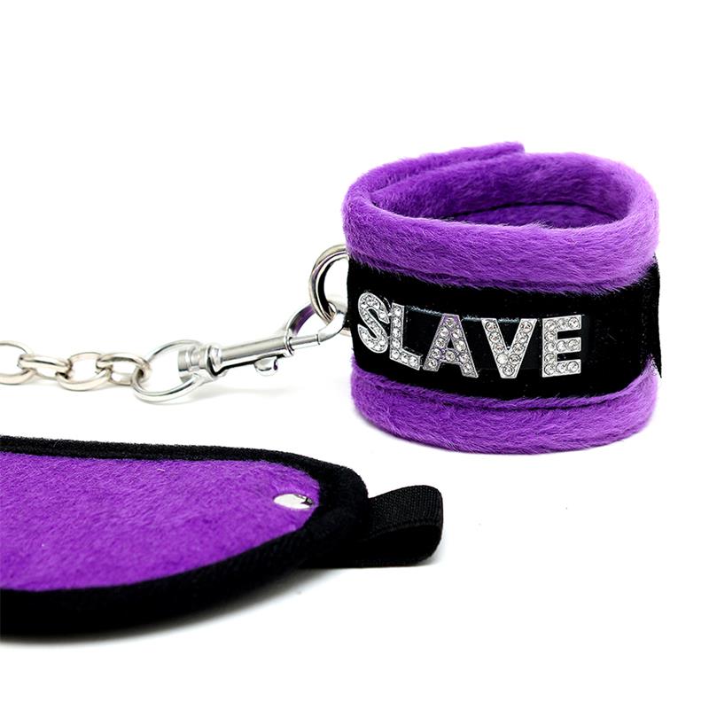 Handcuffs and Eyemask Purple – Image 3