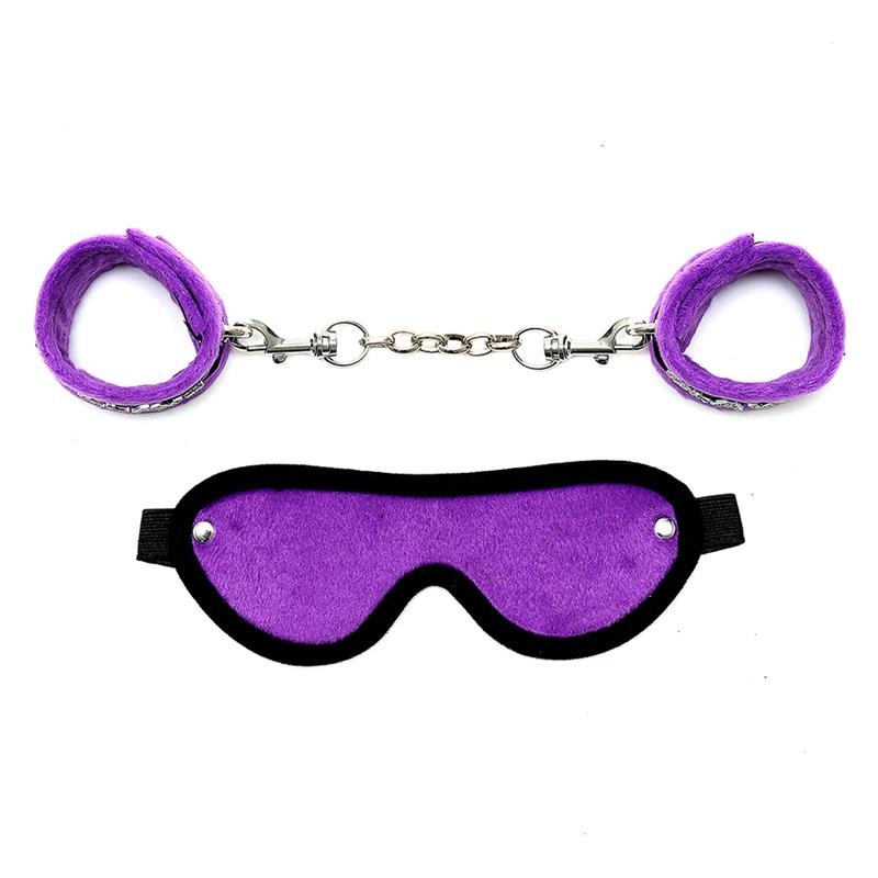 Handcuffs and Eyemask Purple - Image 3