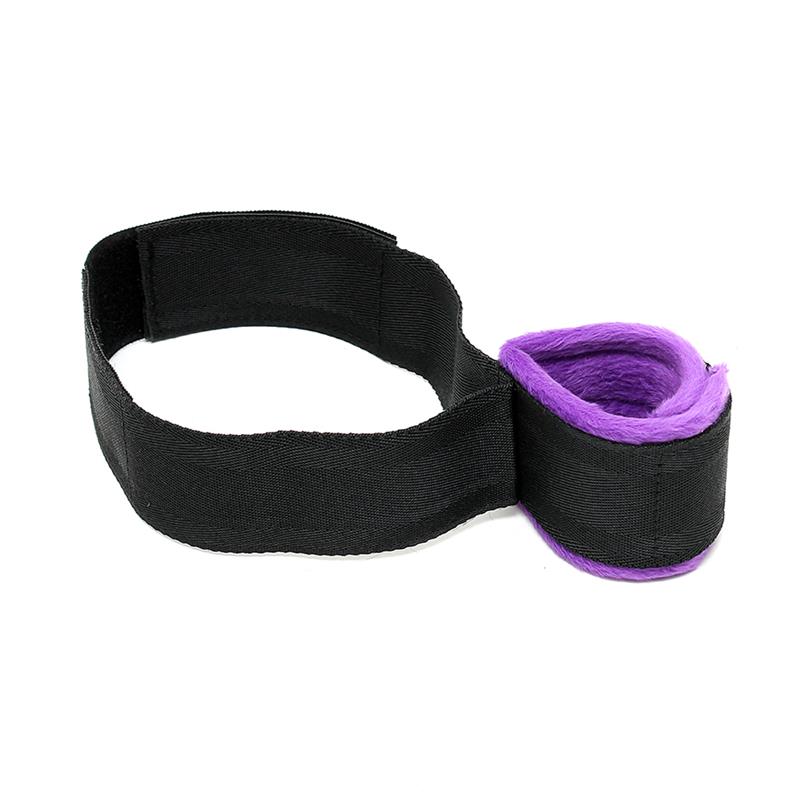 Wrist to Upper Leg Cuff Set Adjustable Purple – Image 3