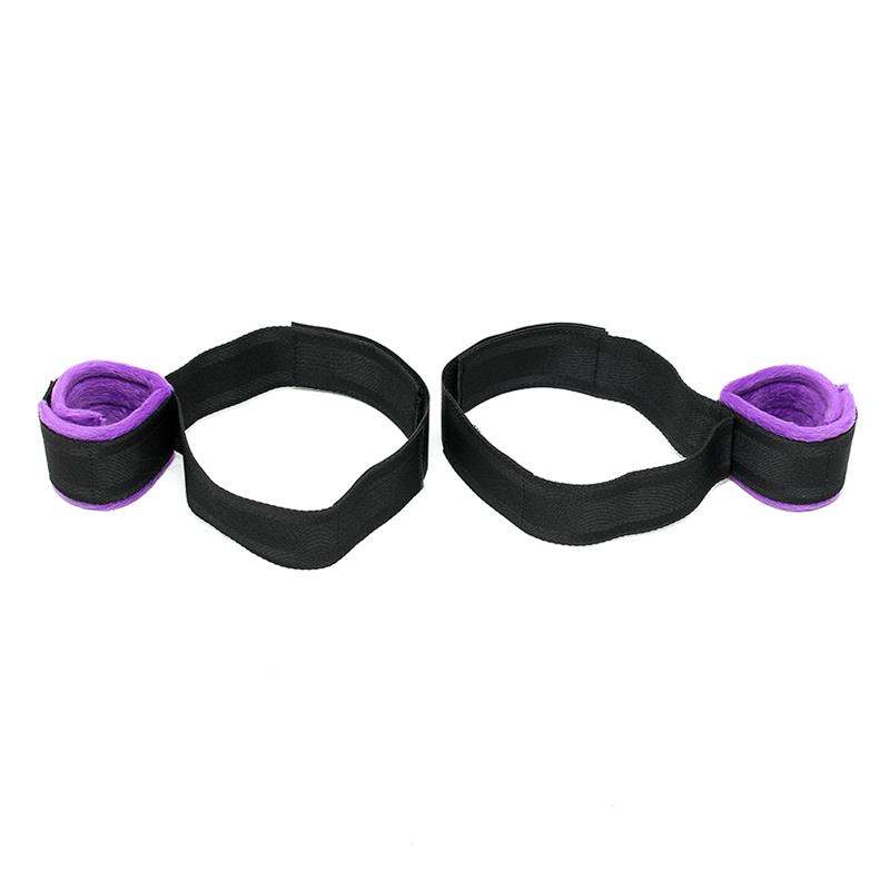 Wrist to Upper Leg Cuff Set Adjustable Purple – Image 5