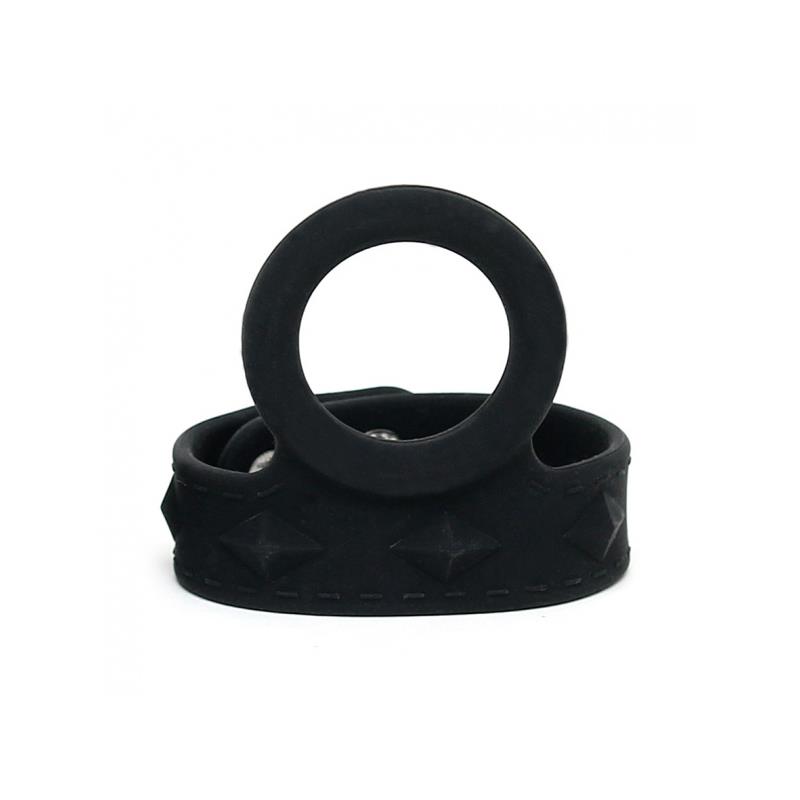 Penis Strap with Cockring Silicone – Image 4