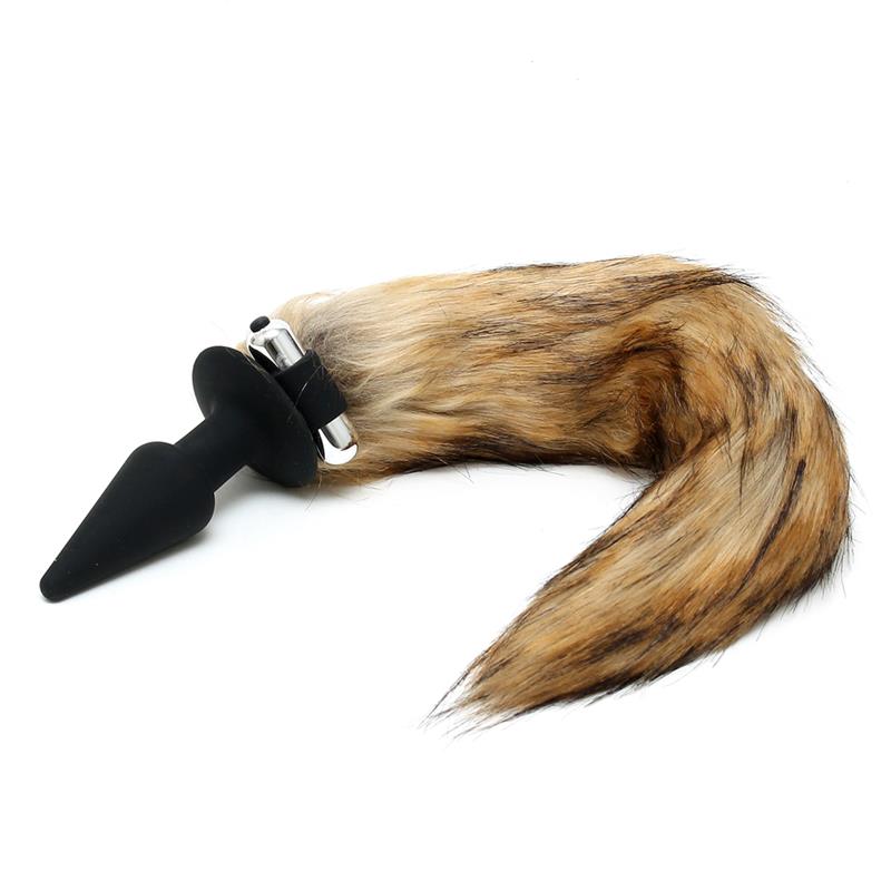 Vibrating Plug with Fox Tail – Image 4
