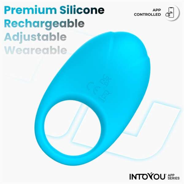 Ringo Vibrating Ring with App Unibody Blue – Image 8