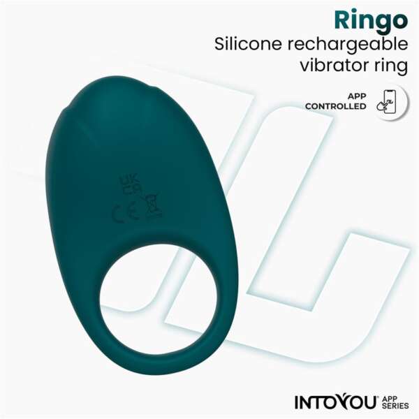 Ringo Vibrating Ring with App Unibody Green – Image 4