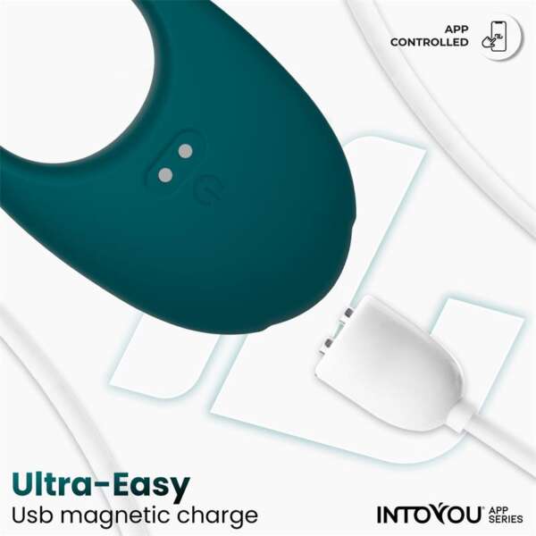 Ringo Vibrating Ring with App Unibody Green – Image 7