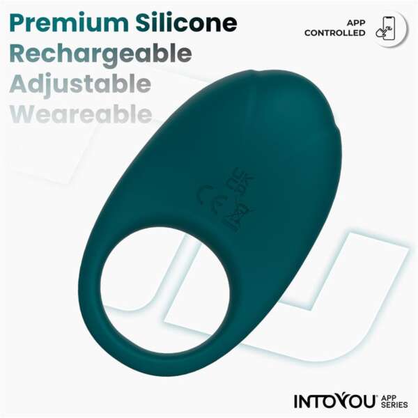Ringo Vibrating Ring with App Unibody Green – Image 10