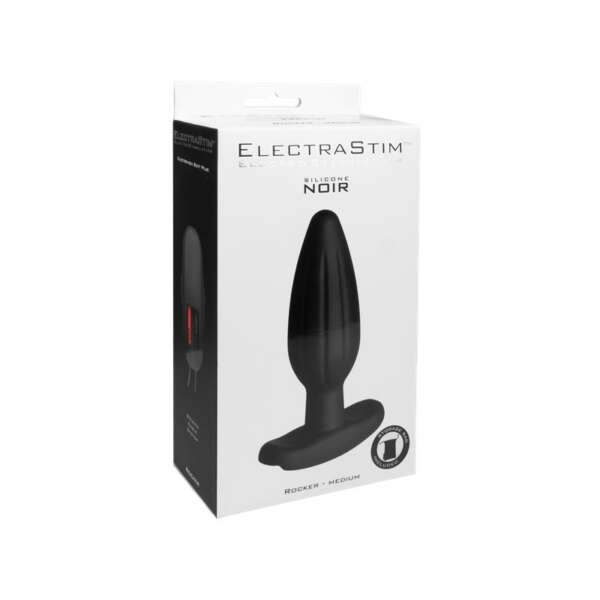 Rocker Anal Plug Medium Silicone Noir – Image 3