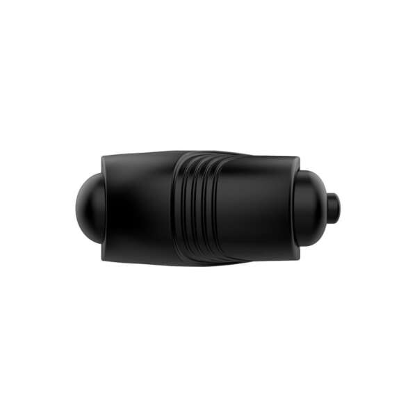 Romeri Ring + Vibrating Bullet Silicone Black – Image 4
