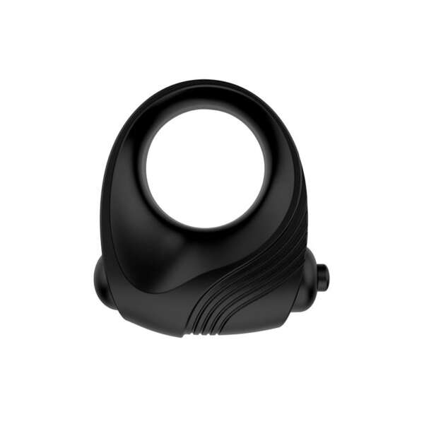 Romeri Ring + Vibrating Bullet Silicone Black – Image 7