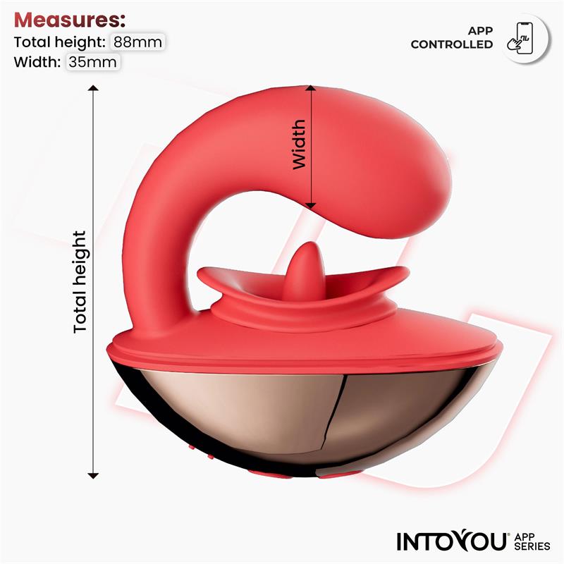 Rondy Vibrating and Licking Tongue Stimulator with App – Image 8