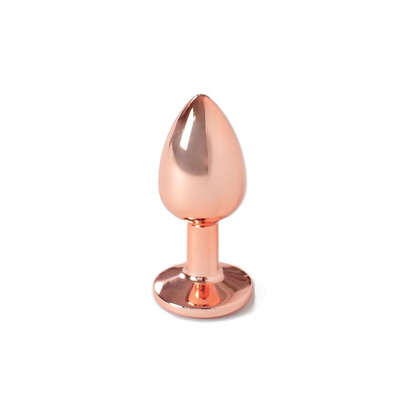 Rose Gold Metal Butt Plug Size S - Image 4