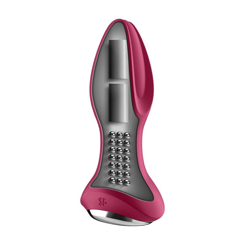 Rotator Plug 2+ Butt Plug with APP USB Fuchsia – Image 3