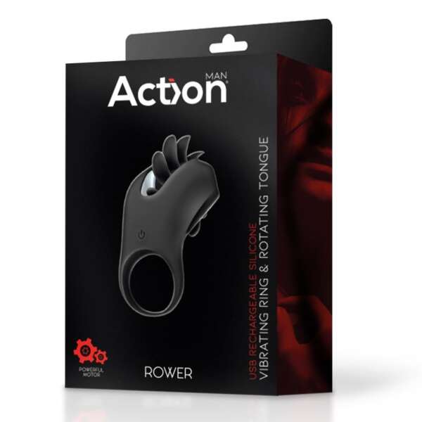 Rower Vibrating Ring with Rotating Tongue – Image 5