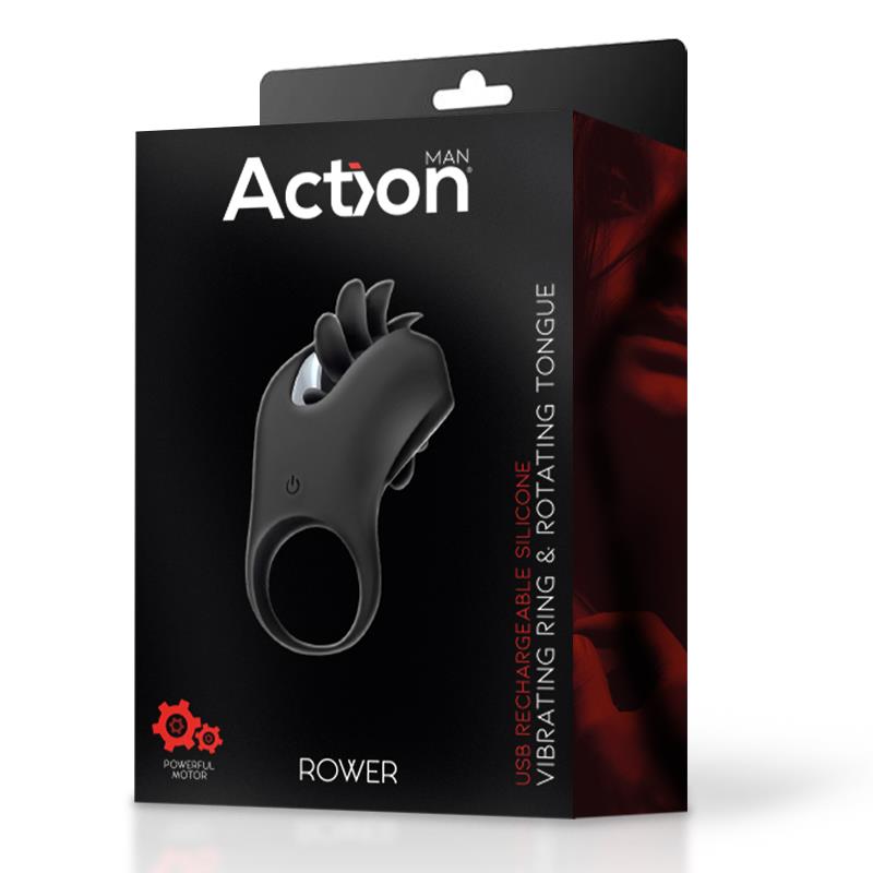 Rower Vibrating Ring with Rotating Tongue – Image 5