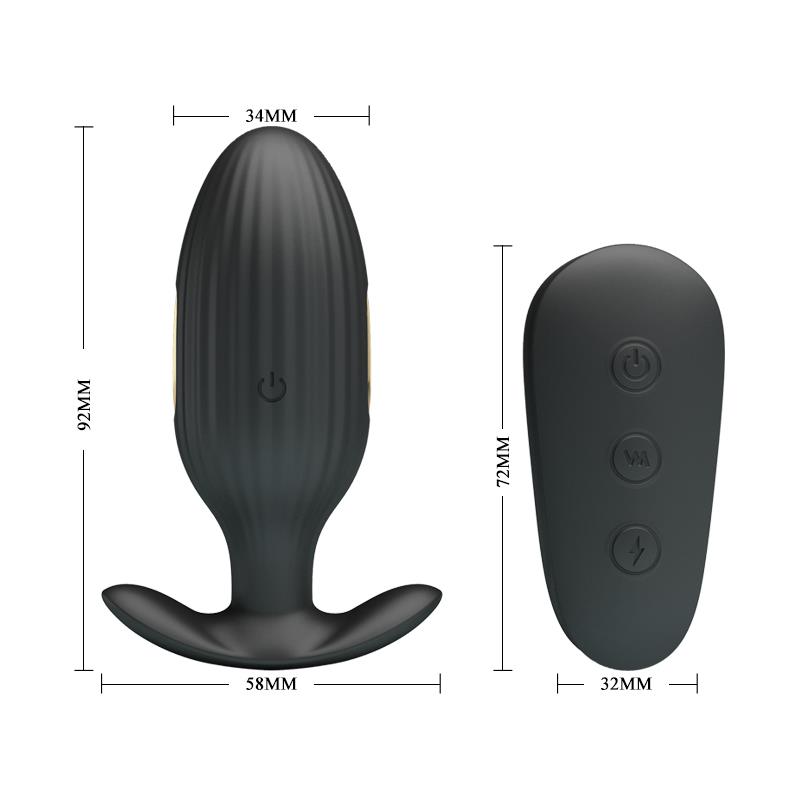 Royal Pleasure Butt Plug with Electro Stimulation USB – Image 3