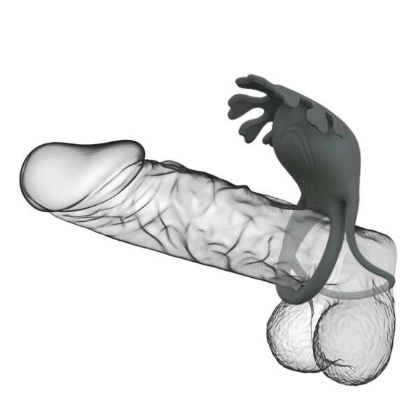 Ruben Vibrating Double Cock Ring – Image 9