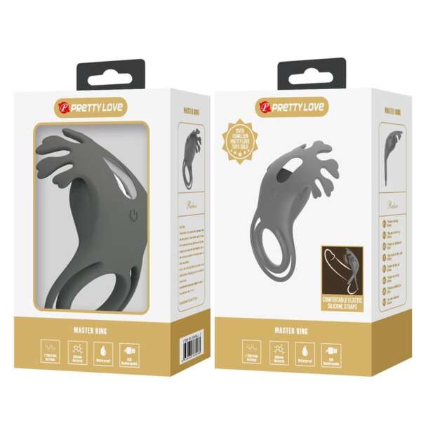 Ruben Vibrating Double Cock Ring – Image 11