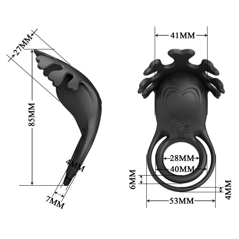 Ruben Vibrating Penis Ring USB – Image 9