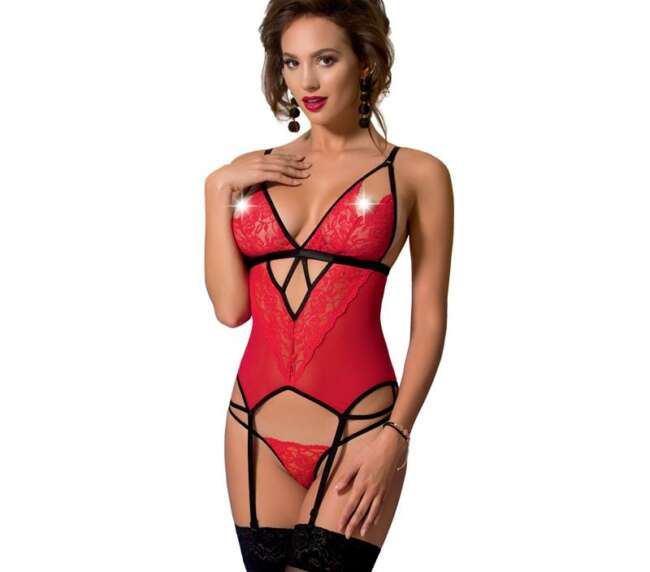 Salome Corset Red