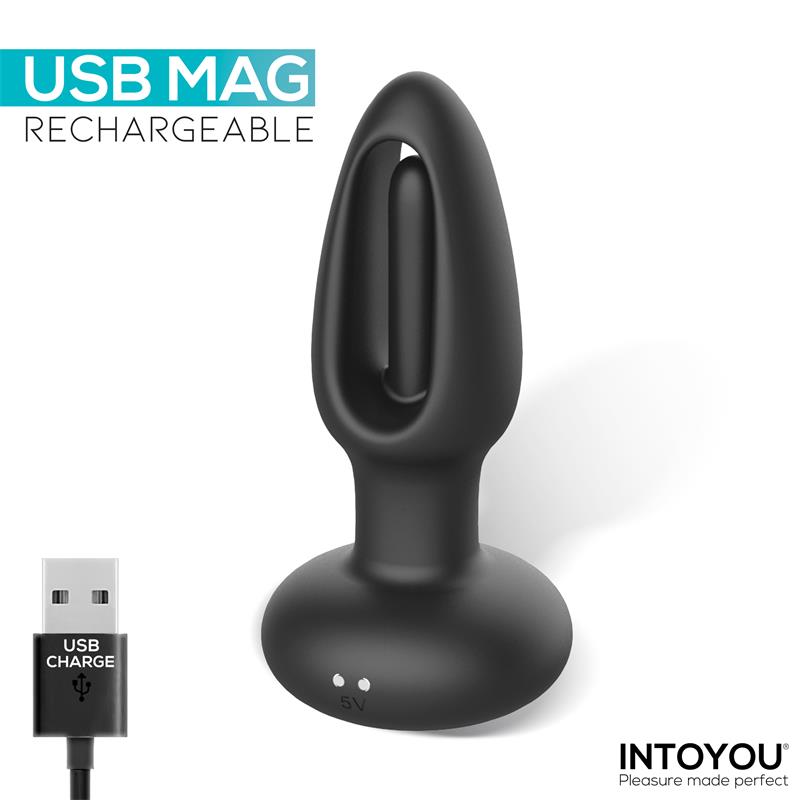 Sasha Vibrating Plug with Flipping Tongue and Remote Control – Image 4