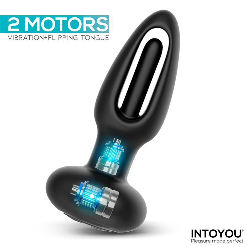 Sasha Vibrating Plug with Flipping Tongue and Remote Control – Image 7