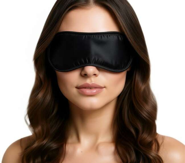 Satin Blindfold Black