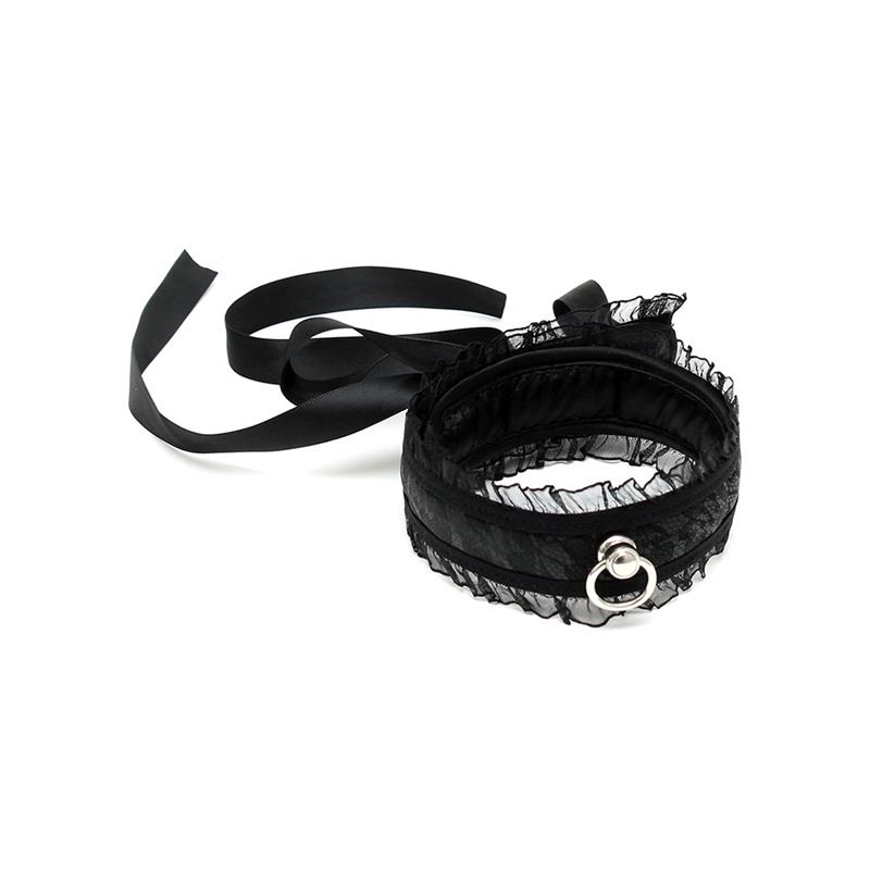 Satin Look Collar Black – Image 3