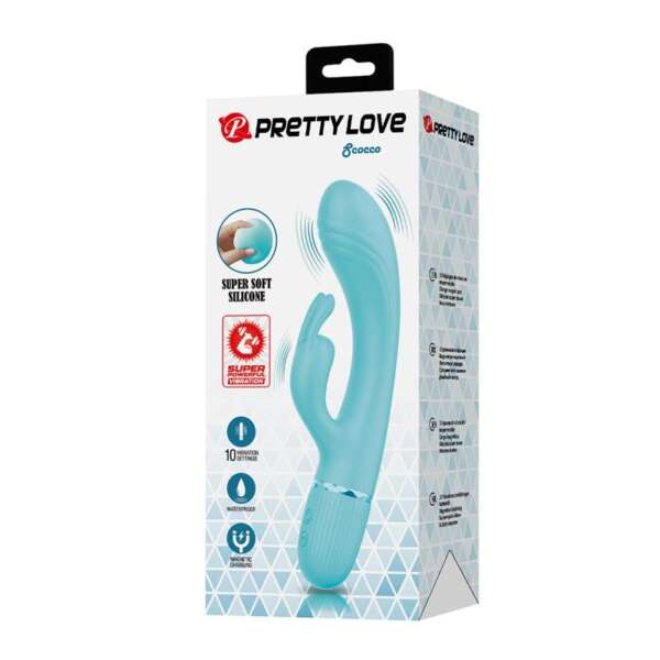 Scocco Rabbit Vibrator Turquoise – Image 7
