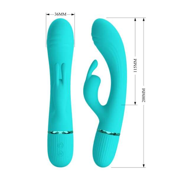 Scocco Rabbit Vibrator Turquoise – Image 9