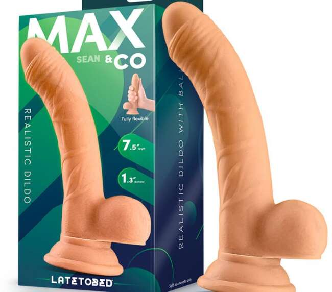 Sean Realistic Dildowith Testicles 7.5 Flesh