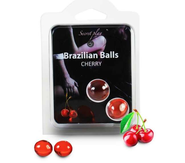 Secret Play Set 2 Brazilian Balls Cherry Aroma