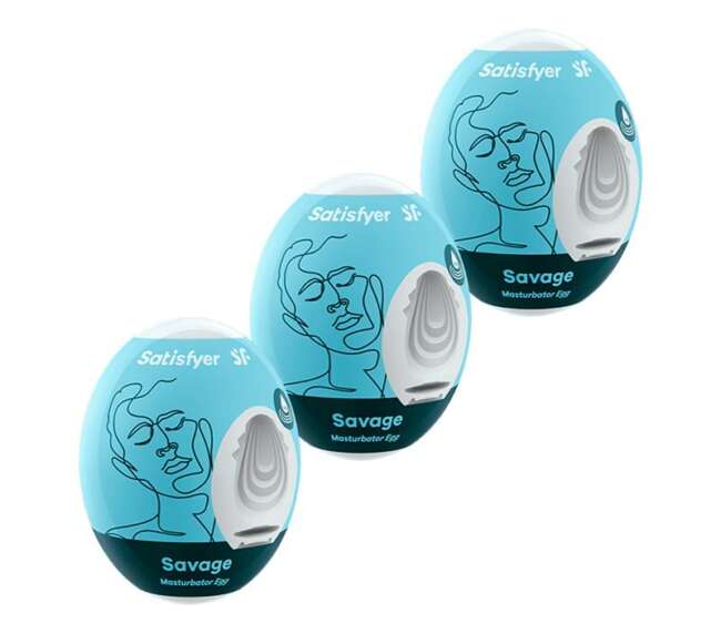 Set 3 Masturbateur Egg Savage Model