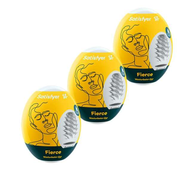 Set 3 Œufs Masturbateurs Modèle Féroce