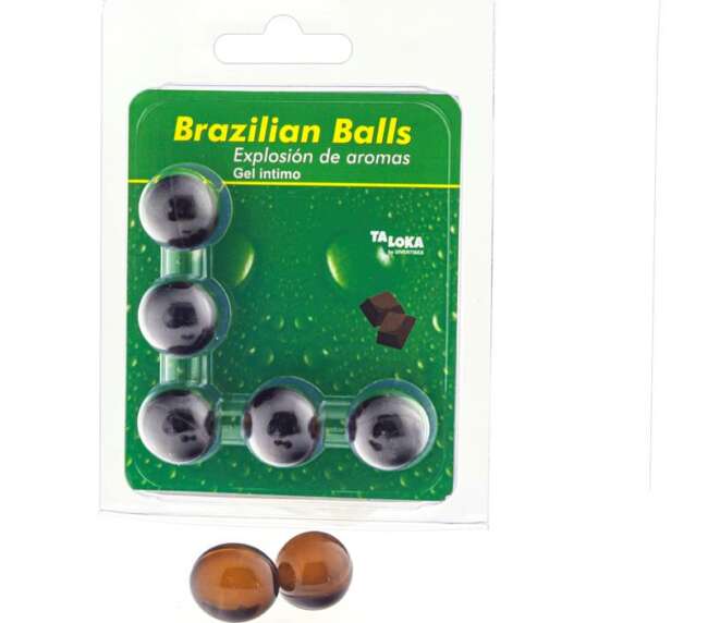 Set 5 Brazilian Balls Chocolate Flavor