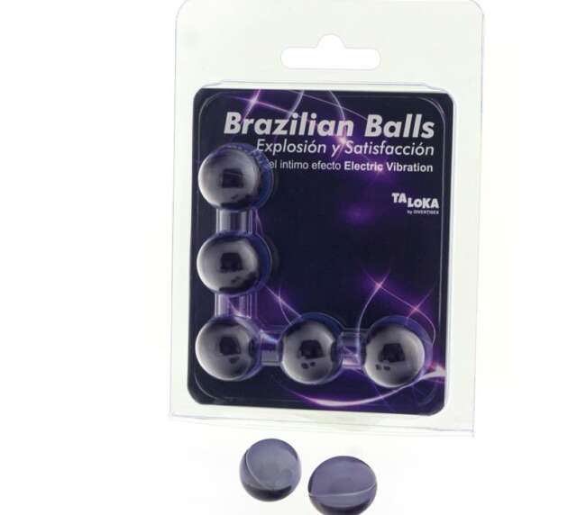 Set 5 Brazilian Balls Gel Electric Vibration Effect