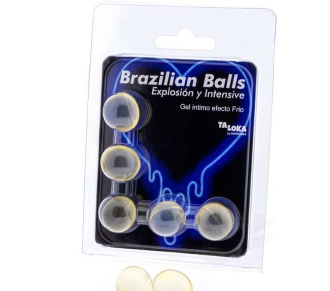 Set 5 Brazilian Balls Vibration and Cold Efect