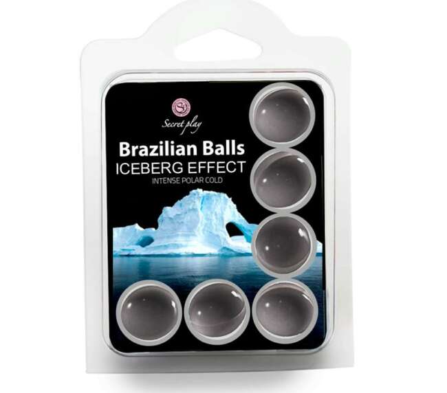 Set 6 Brazilian Balls Iceberg Cold Effect
