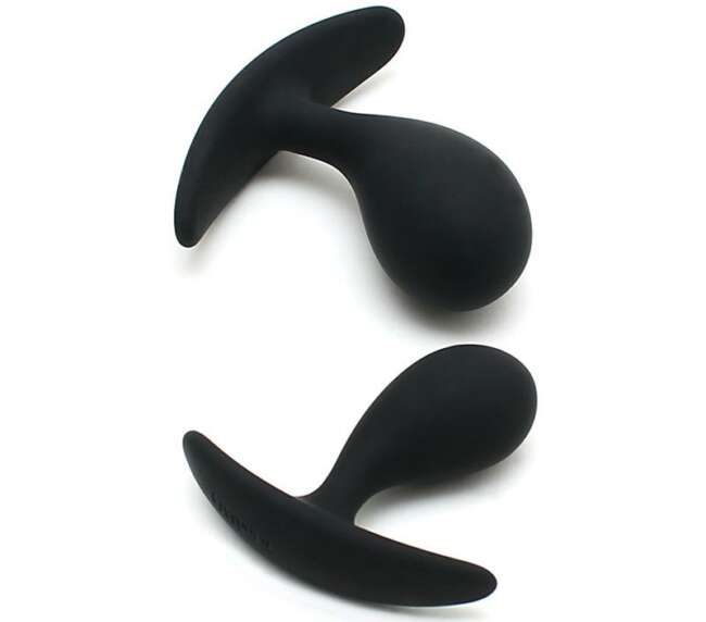 Set of 2 Anatomic Butt Plug Copenhagen Black
